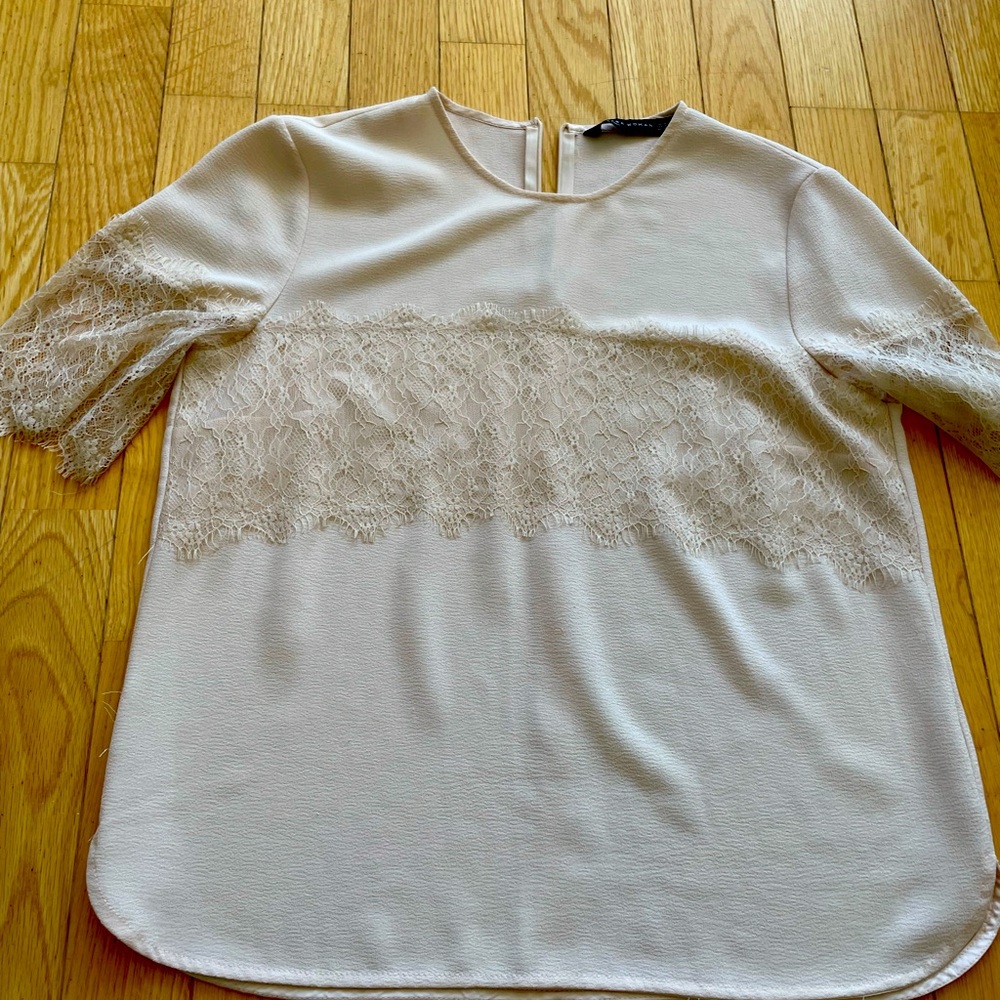 Zara lace dressy top
